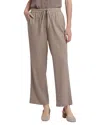 Nydj Petite Relaxed Drawstring Pull-on Pants In Brown