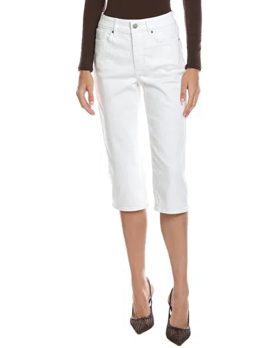 Nydj Petite Shaper Optic White Straight Leg Jean