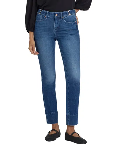 Nydj Petite Sheri Cool Marine Slim Jean In Blue