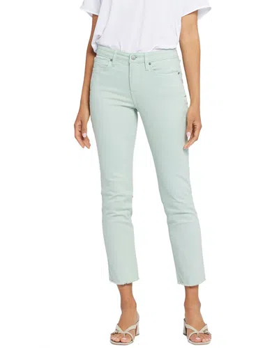 Nydj Petite Sheri High Rise Cropped Skinny Jeans In Artist Blue In Green