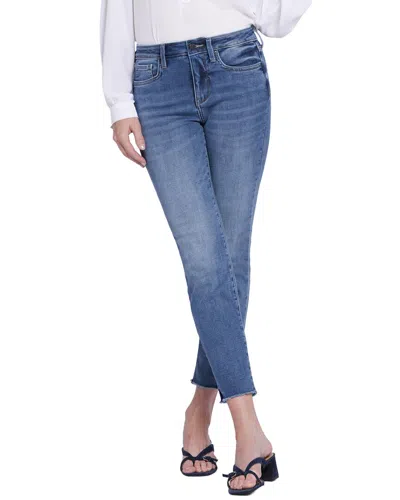 Nydj Petite Sheri Rockie Ankle Crop Jean In Blue