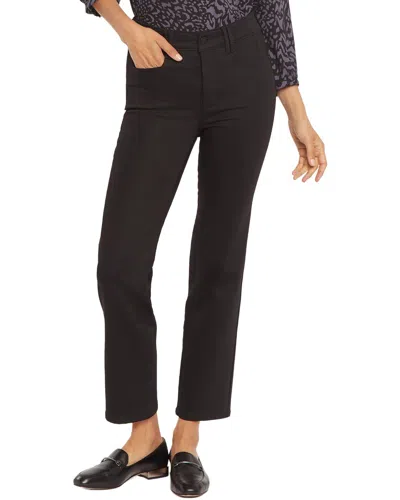 Nydj Petite Straight Black Rinse Ankle Crop Jean