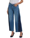 Nydj Petite Teresa Avenue Blue Wide Leg Jean In Blue