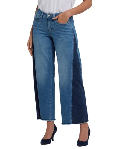 Nydj Petite Teresa Avenue Blue Wide Leg Jean