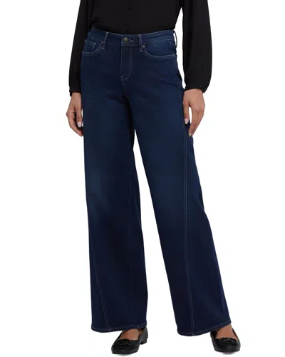NYDJ PETITE TERESA INK SKYLINE WIDE LEG JEAN
