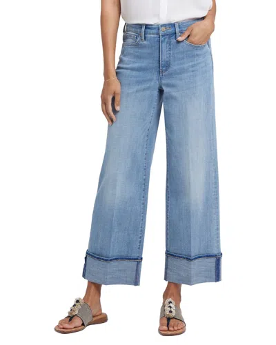 Nydj Petite Teresa Madison River Wide Leg Jean In Blue