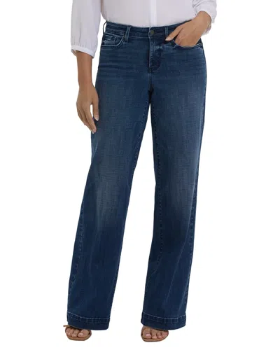 Nydj Petite Teresa Moonlight Wide Leg Jean In Blue