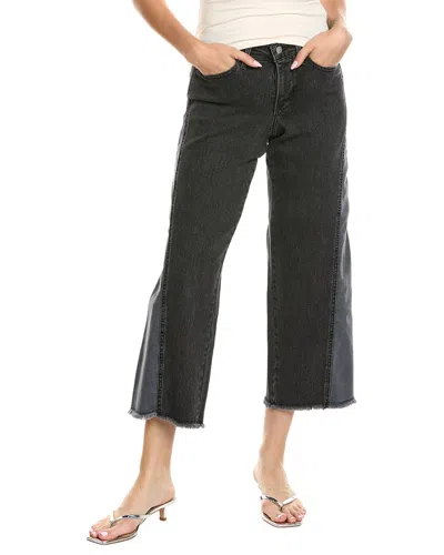 Nydj Petite Teresa Street Shade Wide Leg Jean In Black