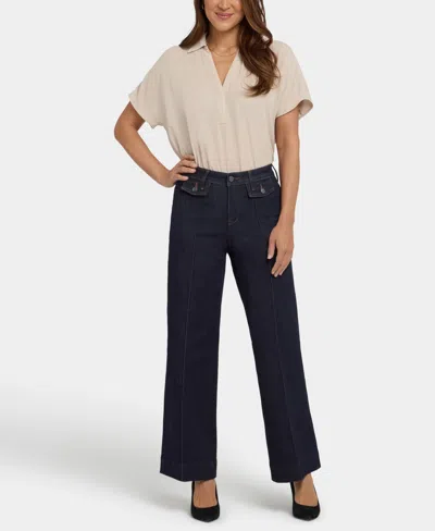 Nydj Petite Teresa Magical Wide Leg Jean In Blue