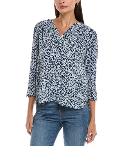 Nydj Petite Top In Blue