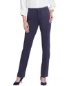 Nydj Petite Trouser Oxford Navy Straight Leg Jean In Black