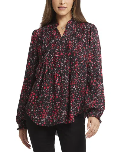Nydj Petite Tunic Blouse In Purple