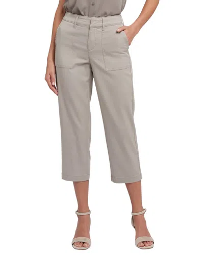 Nydj Petite Utility Saddlewood Pant Jean In Animal Print