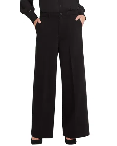 NYDJ PETITE WHITNEY BLACK WIDE LEG JEAN