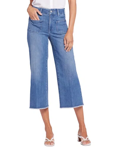 Nydj Petite Wide Leg Compass Capri Jean In Blue