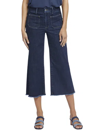 Nydj Petite Wide Leg Sublime Capri Jean In Blue