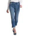 Nydj Petites Margot Girlfriend Jeans In Cascade Wave In Blue