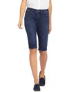 Nydj Petites Womens Denim Slimming Denim Shorts In Multi