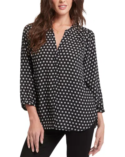 Nydj Pintuck Blouse In Multi