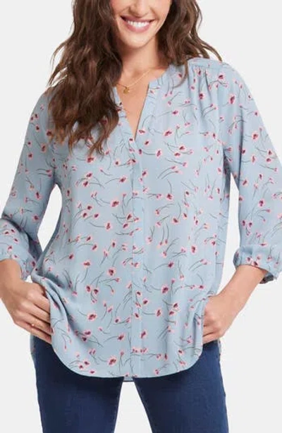 NYDJ NYDJ PINTUCK BLOUSE