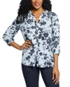 Nydj Semisheer Pintuck Blouse