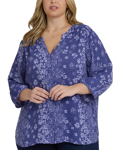 NYDJ PINTUCK BLOUSE