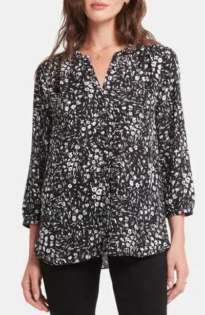 NYDJ NYDJ PINTUCK BLOUSE