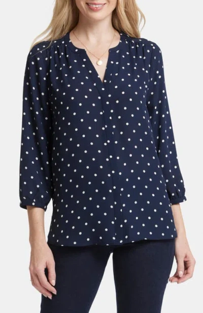NYDJ NYDJ PINTUCK BLOUSE