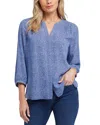 Nydj Pintuck Blouse In La Campana