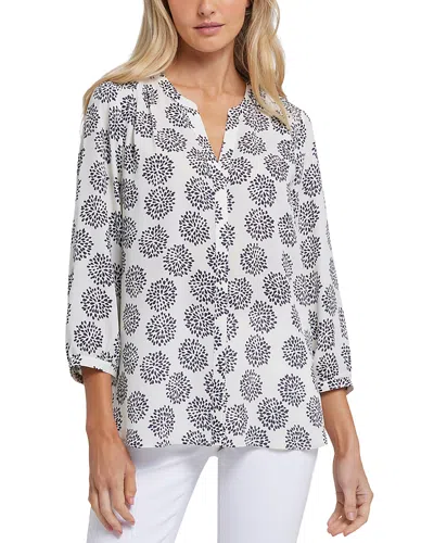 Nydj Pintuck Blouse In La Casa Blanca