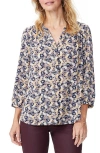 Nydj Pintuck Blouse In Meadowood