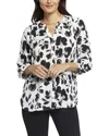 Nydj Pintuck Blouse In Multi