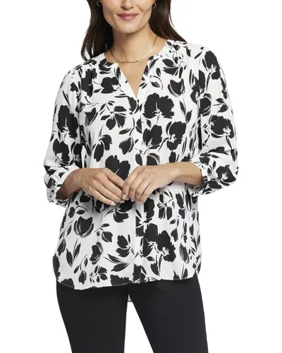 Nydj Pintuck Blouse In Multi