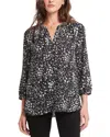 Nydj Pintuck Blouse In Multi