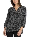 Nydj Pintuck Blouse In Multi