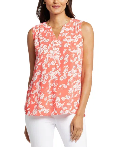 Nydj Pintuck Blouse In Multi