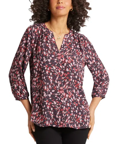 Nydj Pintuck Blouse In Multi