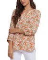 Nydj Pintuck Blouse In Prado