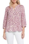 Nydj Pintuck Blouse In Sandcastles