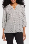 Nydj Pintuck Blouse In Thalia In Thalia