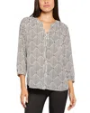 Nydj Pintuck Blouse In White