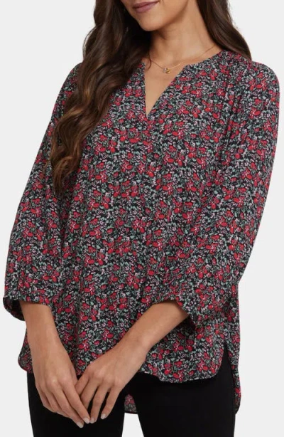 NYDJ NYDJ PINTUCK TOP