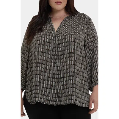 NYDJ NYDJ PINTUCK TOP