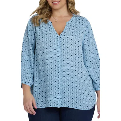 NYDJ NYDJ PINTUCK TOP