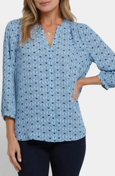 NYDJ NYDJ PINTUCK TOP