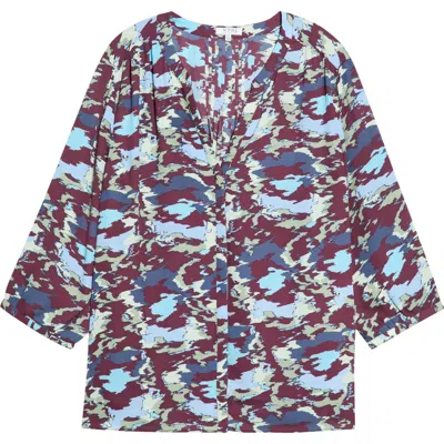 Nydj Pintuck Top In Boundless Mauve
