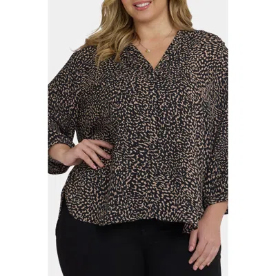 Nydj Pintuck Top In Gray
