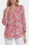 Nydj Pintuck Top In Pink