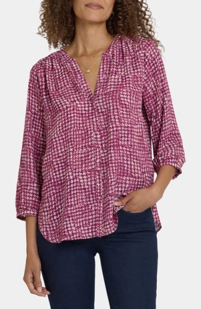 Nydj Pintuck Top In Multi