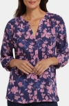 Nydj Pintuck Top In Multi